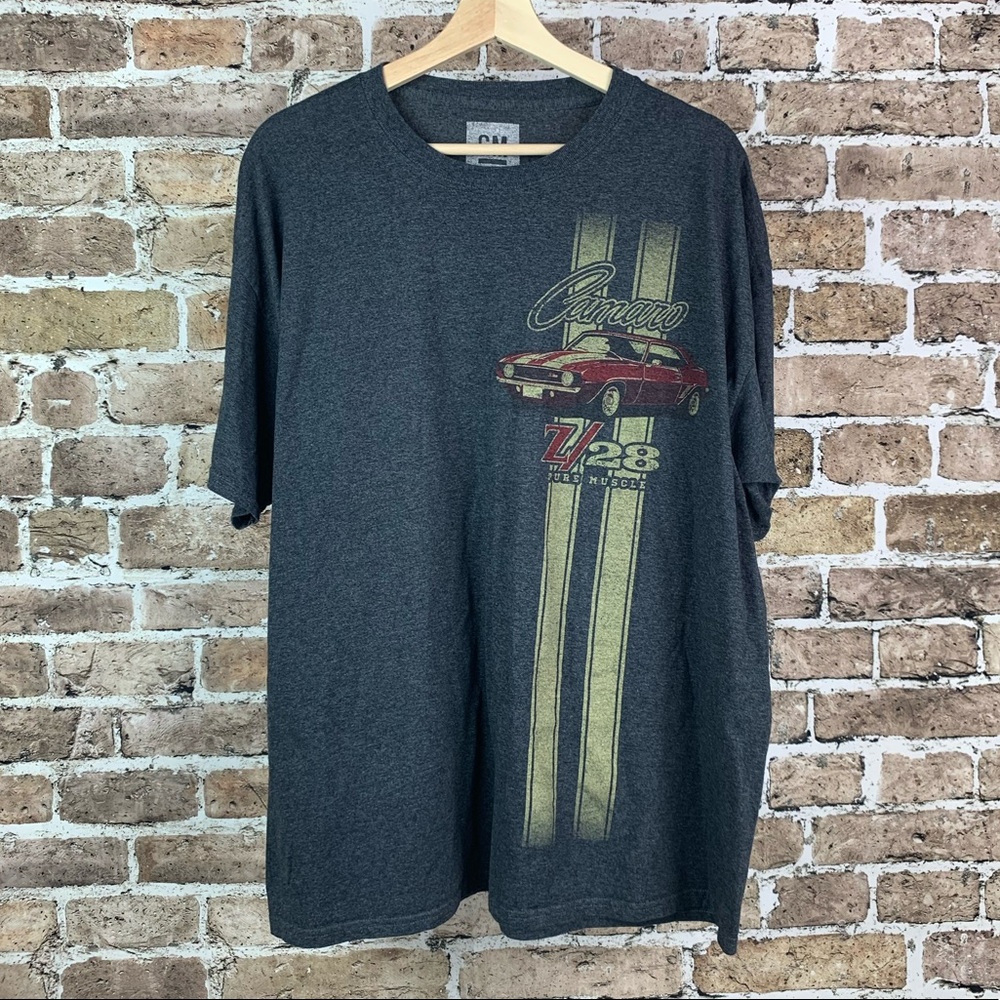 Camaro Mens T-Shirt General Motors Size 2XL Gray